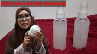 Deodorant Alami Penghilang Bau Badan Pencerah Kulit Ketiak  Tips membuat Deodorant dari Tawas [upl. by Chapel485]