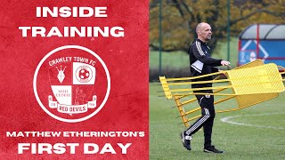 BEHIND TRAINING  Matthew Etheringtons first day [upl. by Tews]