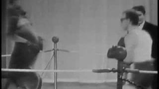 Woody Allen boxing a kangaroo Hippodrome 1966 [upl. by Kciremed]