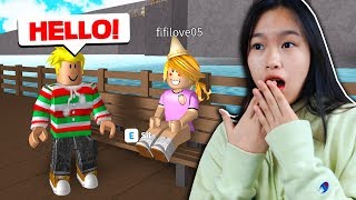 I met a BOY Roblox Bloxburg Roleplay [upl. by Lerual71]