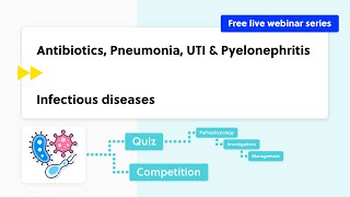 Antibiotics Pneumonia UTI and Pyelonephritis casebased discussion theory and quiz [upl. by Dorena]