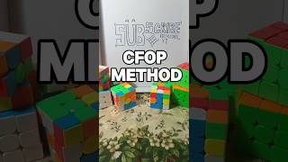 CFOP Method Explained in Tagalog Rubiks Cube shorts [upl. by Cheung]