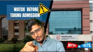 Ramaiah College vs Ramaiah University  BBA amp BCOM  College Review  Anurag Thakur [upl. by Avril534]