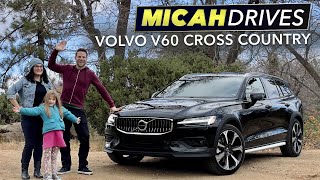 2023 Volvo V60 Cross Country  Family Wagon Review [upl. by Ahseiyk]