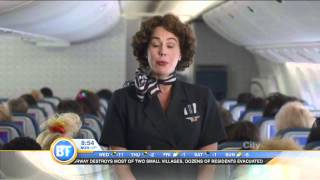 Delta Airlines safety video goes viral [upl. by Jerol]