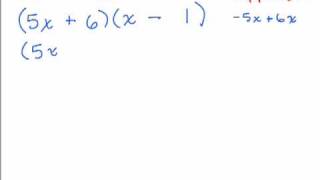 Factoring 8Trinomials Part 1Trial Factors [upl. by Aicirtam493]