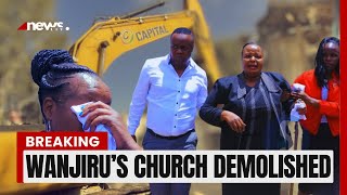 Heartbreaking Bishop Margaret Wanjiru church demolished  News54 [upl. by Rafa]