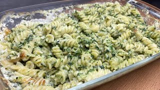 Nudelauflauf 🍝 mit Spinat Leckeres und schnelles Ofenrezept mit Pasta einfaches Rezept [upl. by Mile]