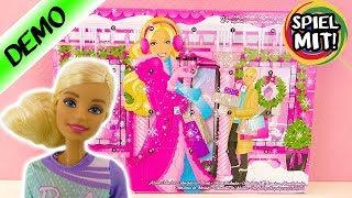 BARBIE ADVENTSKALENDER 2017  coole Puppen Outfits  Schmuck  ALLE 24 TÜRCHEN ÖFFNEN [upl. by Eiramesor]