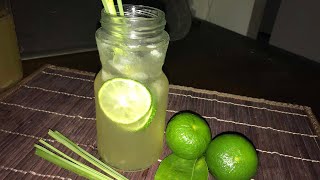 Lemongrass Juice Tea Homemade Recipe TGK059 [upl. by Ranna]