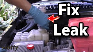 How to Fix a Leak in Your Car Radiator [upl. by Ahsinahs]