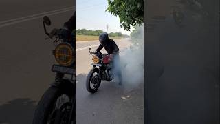 Unleashing the Power Continental GT 650 modified modified gt650 burnout [upl. by Nolasba825]