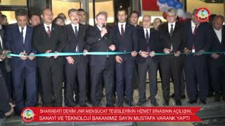 JNR TESİSLERİ HİZMET BİNASININ AÇILIŞINI SANAYİ VE TEKNOLOJİ BAKANIMIZ MUSTAFA VARANK YAPTI [upl. by Aivataj491]