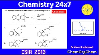 Tributyltin hydrideBu3SnHAIBNRadical Cyclization RingOpening Problem solved 🧪 ChemOrgChem [upl. by Melnick]