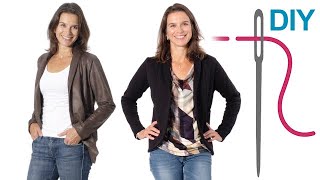 DIY Blazer Blazer nähen für Anfänger – DIY Schnittmuster Damenblazer quotLiloquot [upl. by Benisch]