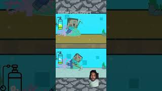 UnderWater Challenge Baby Steve Vs Baby Noob Who will find the Treasure [upl. by Verine]