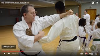 Heian Nidan Oyo  Bunkai Kata Application [upl. by Standice]