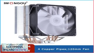 x99 Processor Cooler PWM 4Pin Cooling 4 Heatpipes Rgb Air Cooler Cpu Review [upl. by Gilda]