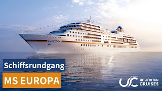 MS EUROPA  Schiffsrundgang [upl. by Asnarepse]