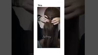 Cute Korean hairstyle hairstyle hair astheticstyle [upl. by Anauj]