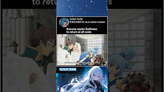 Kazuma wants Darkness to return at all costs konosuba [upl. by Atul]