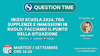 Inizio scuola 2024 tra supplenze e immissioni in ruolo facciamo il punto della situazione [upl. by Laverna]