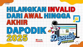 Dapodik 2025  Mengerjakan Dari Awal Hingga Sinkronisasi [upl. by Onileva]