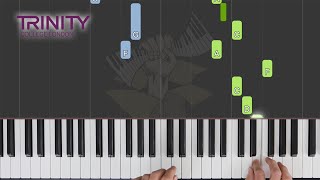 Arioso  TRINITY Piano Grade 1 20212023  Synthesia Piano tutorial [upl. by Nitin35]