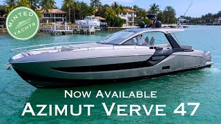 Azimut Verve 47 Featuring four Mercury Racing Division 450 HP V8 engines Available in South Florida [upl. by Ailalue]