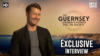 Glen Powell on finding hope with The Guernsey Literary and Potato Peel Pie Society  Interview [upl. by Yromem]