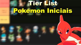 TIER LIST MELHORES POKEMON INICIAIS MINHA OPINIÃO [upl. by Eelrahs]