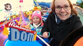 WIR GEHEN AUF DEN JAHRMARKT 🎡 Riesenrad und Achterbahn fahren 🎡 Hamburger Dom Besuch [upl. by Rickert783]