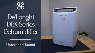 DeLonghi DEX 14 Dehumidifier Unbox  Sound [upl. by Benjie]