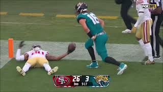 Ambry Thomas  Fumble Recovery  49ers touchdowns vs Jacksonville Jaguars  NFL Week 10 2023 [upl. by Ahtela]