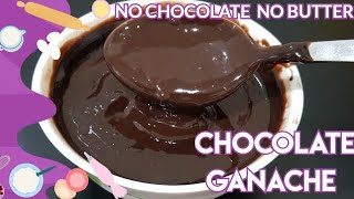 Chocolate ganache  Ganache with cocoa powder  Without chocolate  Simple yet delicious [upl. by Glavin]