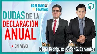 DECLARACIÓN ANUAL PERSONAS FISICAS 2024 EJERCICIO 2023 TODAS LAS DUDAS  HABLANDO DE FINANZAS [upl. by Atekram670]