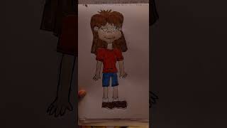 My Rugrats drawing Prudence the junk food kid as a preteen 😀 😆 👩💁‍♀️🧍‍♀️👕👖👞🍬🍫🍭🍡 [upl. by Laris477]