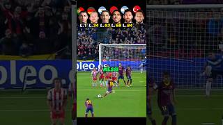 Ronaldo Vs Arnold VS Di Maria VS AHakimi VS Messi VS Calhanoglu 🤯🚀 Free Kick Challenge [upl. by Neda624]