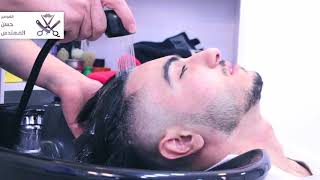 Ceratin hair treatment for men by hasan almohandes [upl. by Rastus]