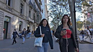 4K WALKING TOUR PASSEIG DE GRACIA BARCELONA SPAIN 4K UHD 60fps OCTOBER 2024 [upl. by Ennazor]