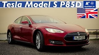 2015 Tesla Model S P85D  FULL Test Test Drive and InDepth Review English [upl. by Eseuqcaj]