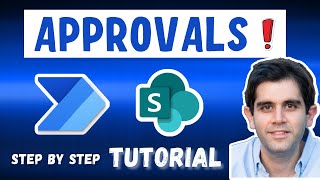 How to build Power Automate Approval Workflows for SharePoint  Step by Step Tutorial [upl. by Duntson]