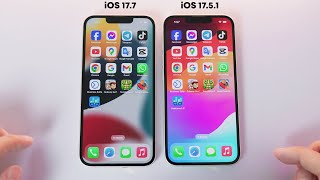 iPhone 13  iOS 177 Vs iOS 17 Speed Test Performance [upl. by Sadnac]