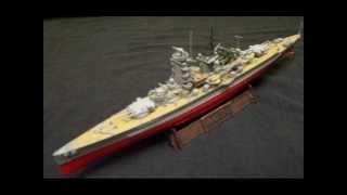 Graf Spee 1700 Scale Trumpeter Built Assembled WWII German Pocket Battleship Model Ship [upl. by Markiv]