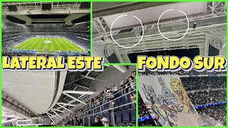 NUEVAS PANTALLAS en el FONDO SUR ⚠️ IMÁGENES INCREÍBLES 💥 Obras Santiago Bernabéu 🚧 [upl. by Hukill104]