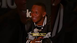 Adesanya on if he thinks he won 1st Kickboxing fight vs Pereira quotLook at our facesquot [upl. by Ailices]