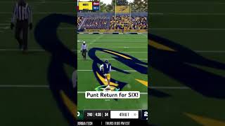 THIS is How You Return a Punt for a Touchdown collegefootball25 [upl. by Bil]