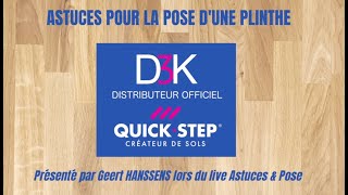 Comment couper une plinthe Quick Step [upl. by Aisined591]