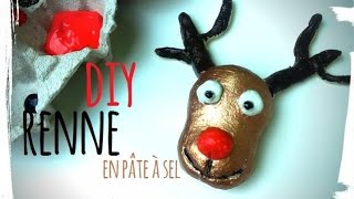 activité noel  diy renne en pâte à sel [upl. by Carlotta]