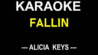 FALLIN KARAOKE SONG BY ALICIA KEYS  ONLY LYRICS TEXT DISPLAY NO MUSIC BACKGROUND [upl. by Fem]